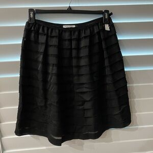 Calvin Klein NWT Elegant Black Tiered Skirt Size-4